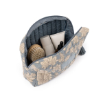 Necessaire in cotone e poliestere con stampa premium 220 g/m² color blu quinta vista