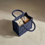 Borsa media in cotone riciclato con interno laminato 220 g/m² vista dettaglio 3