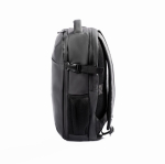 Zaino in PU con scomparto per laptop da 14” e pompa sottovuoto 17L color nero quarta vista