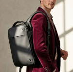 Zaino in PU con scomparto per laptop da 14” e pompa sottovuoto 17L color nero vista dettaglio 3