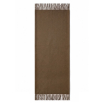 Scialle in acrilico e viscosa morbido al tatto OEKO-TEX® 250g/m² color marrone quarta vista