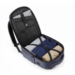 Zaino rigido in poliestere resistente all'acqua per laptop da 15,6'' color blu reale seconda vista