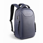 Zaino rigido in poliestere resistente all'acqua per laptop da 15,6'' color blu reale vista dettaglio