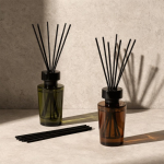 Diffusore aromatico mikado in flacone di vetro colorato 80ml quarta vista