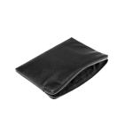 Custodia per laptop in PU con schiuma interna e cerniera 15,6'' color nero vista dettaglio