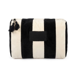 Necessaire in cotone morbido effetto velluto con base ampia 300 g/m² color naturale prima vista