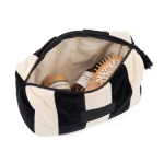 Necessaire in cotone morbido effetto velluto con base ampia 300 g/m² color naturale quarta vista