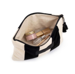 Necessaire piatto in cotone con finitura morbida vellutata 300 g/m² color naturale quarta vista