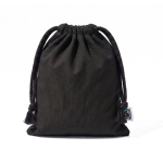 Sacca in cotone Fairtrade nera 105 g/m² color nero prima vista
