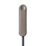 Cavo di ricarica USB-C da 100 cm con supporto per telefono integrato 10 W color nero seconda vista