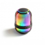 Altoparlante compatto con illuminazione multieffetto e potenza di 8 W color nero vista dettaglio 4