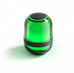 Altoparlante compatto con illuminazione multieffetto e potenza di 8 W color nero vista dettaglio 5