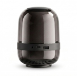 Altoparlante compatto con illuminazione multieffetto e potenza di 8 W color nero vista dettaglio 6