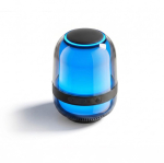 Altoparlante compatto con illuminazione multieffetto e potenza di 8 W color nero vista dettaglio