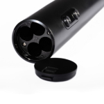 Apribottiglie elettrico in plastica ABS alimentato da 4 pile AA color nero seconda vista