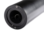 Apribottiglie elettrico in plastica ABS alimentato da 4 pile AA color nero terza vista
