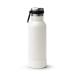 Borraccia in acciaio inox riciclato con pulsante di apertura 480ml color beige seconda vista