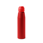 Borraccia in acciaio inox da 750ml con chiusura antigoccia rinforzata color rosso seconda vista