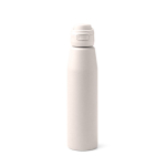 Borraccia in acciaio inox da 750ml con chiusura antigoccia rinforzata color bianco seconda vista
