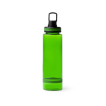 Borraccia traslucida in plastica riciclata con beccuccio e maniglia 750ml color verde seconda vista