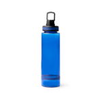 Borraccia traslucida in plastica riciclata con beccuccio e maniglia 750ml color blu reale seconda vista