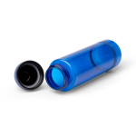 Borraccia traslucida in plastica riciclata con beccuccio e maniglia 750ml color blu reale quarta vista