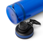 Borraccia traslucida in plastica riciclata con beccuccio e maniglia 750ml color blu reale vista dettaglio 3