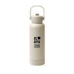 Borraccia in acciaio inox riciclato a doppia parete con manico e cannuccia 730ml vista principale