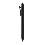 Penna con clip a pinza abbinata, plastica opaca e inchiostro blu color nero seconda vista