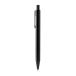 Penna a sfera in alluminio con finitura opaca, refill jumbo e inchiostro blu color nero seconda vista
