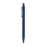 Penna a sfera in alluminio con finitura opaca, refill jumbo e inchiostro blu color blu reale seconda vista