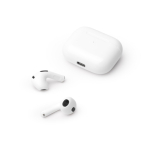 Auricolari wireless in plastica con vivavoce e Bluetooth color bianco vista dettaglio 3