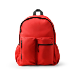 Zaino per laptop in plastica riciclata con schienale imbottito 17'' color rosso seconda vista