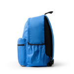 Zaino per laptop in plastica riciclata con schienale imbottito 17'' color blu reale terza vista d'uso