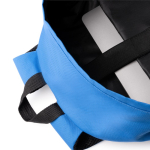 Zaino per laptop in plastica riciclata con schienale imbottito 17'' color blu reale vista dettaglio 4