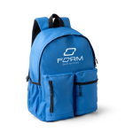 Zaino per laptop in plastica riciclata con schienale imbottito 17'' color blu reale vista dettaglio 5