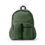 Zaino per laptop in plastica riciclata con schienale imbottito 17'' color verde scuro seconda vista