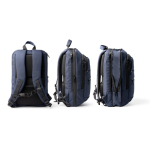 Zaino professionale espandibile per laptop in nylon 900D 17” color blu mare vista dettaglio 1