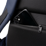 Zaino professionale espandibile per laptop in nylon 900D 17” color blu mare vista dettaglio 5