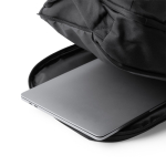 Zaino in poliestere eco con compressione sottovuoto e pompa elettrica 15” color nero vista dettaglio 3
