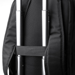 Zaino in poliestere eco con compressione sottovuoto e pompa elettrica 15” color nero vista dettaglio 6