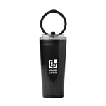 Bicchiere traslucido con cannuccia, manico pieghevole e sistema antigoccia 670ml vista principale