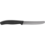 Coltello da tavola in acciaio inox prodotto nell’UE Victorinox color nero seconda vista