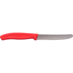 Coltello da tavola in acciaio inox prodotto nell’UE Victorinox color rosso quarta vista