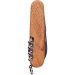 Coltellino Victorinox in acciaio inox e legno con 10 funzioni color legno prima vista