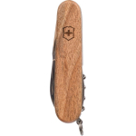 Coltellino Victorinox in acciaio inox e legno con 10 funzioni color legno quinta vista