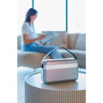 Altoparlante wireless BrandCharger 16 W con doppio altoparlante per bassi color argento prima vista