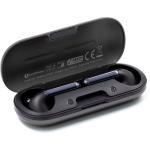 Auricolari wireless con custodia di ricarica USB-C BrandCharger color grafite terza vista