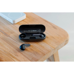 Auricolari wireless con custodia di ricarica USB-C BrandCharger color grafite quarta vista