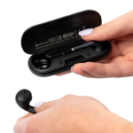 Auricolari wireless con custodia di ricarica USB-C BrandCharger color grafite sesta vista